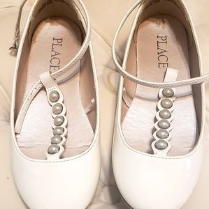 Size 11 toddler white dress shoes